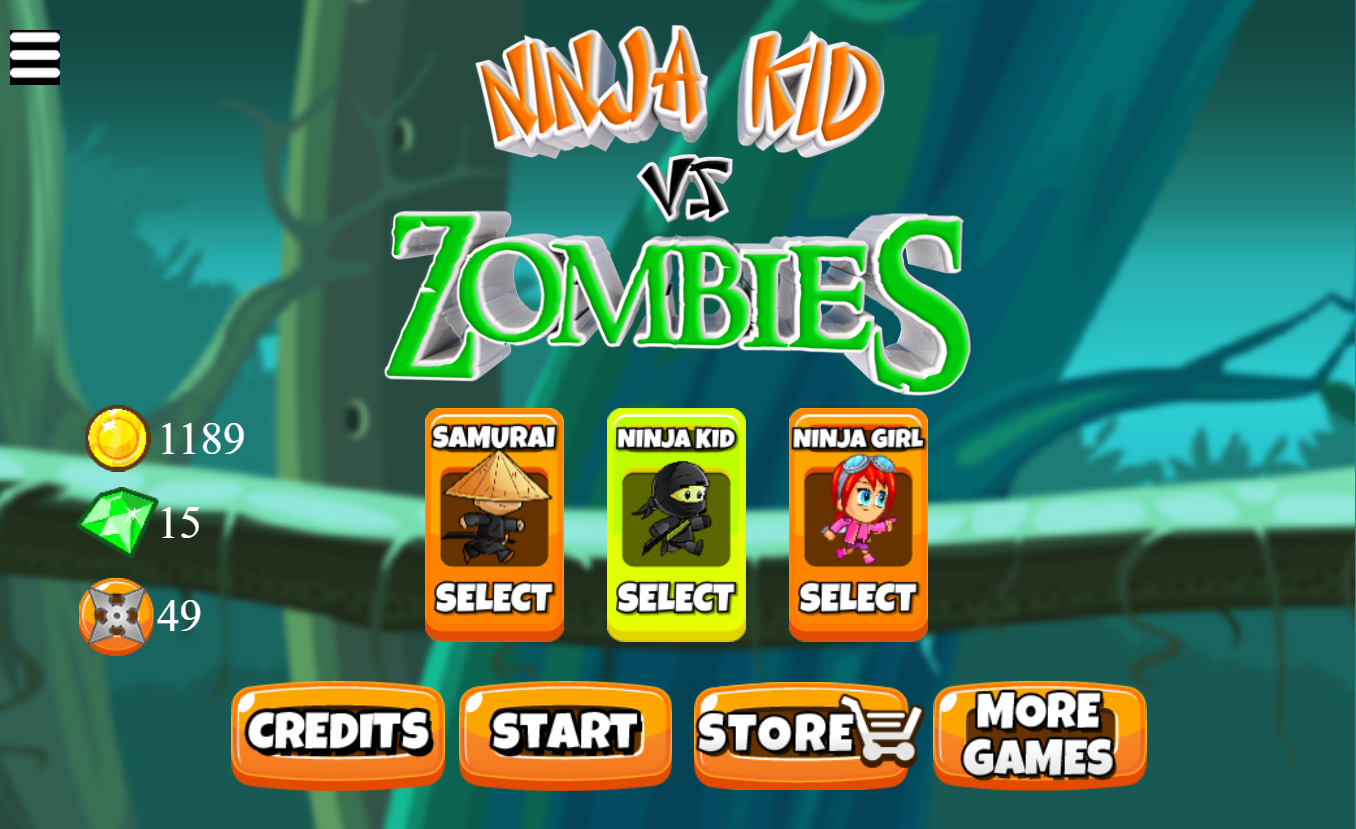 game Ninja Kid vs Zombies