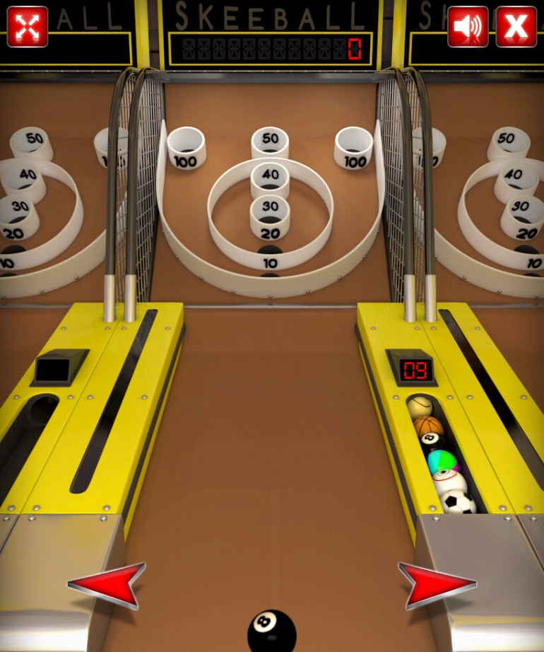 play Skee-ball game