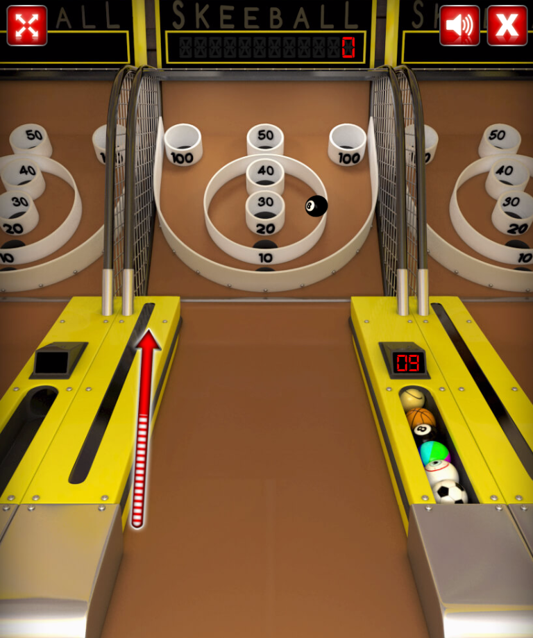 play Skee-ball game