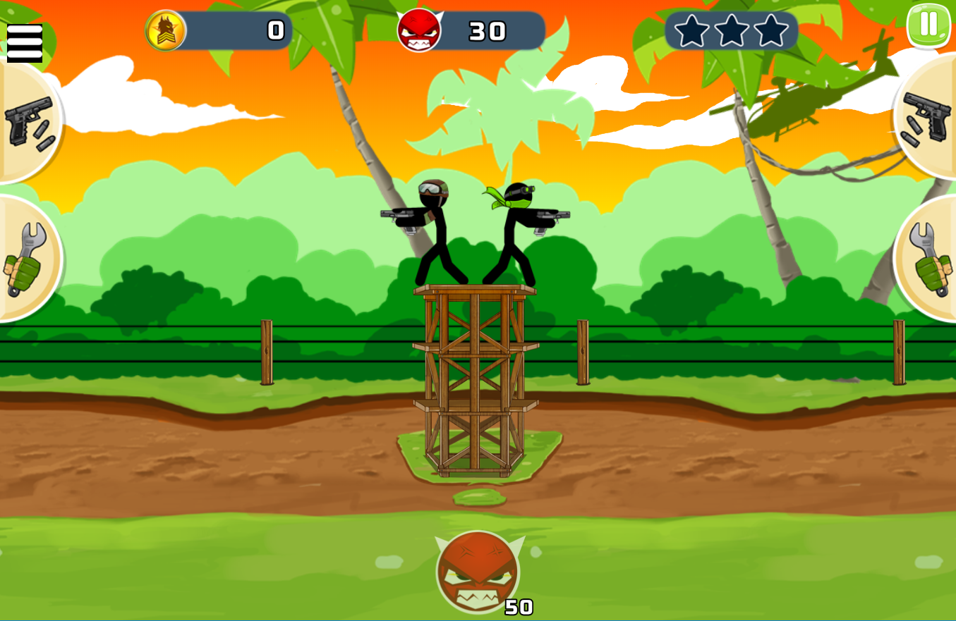 game Stickman army: resistance