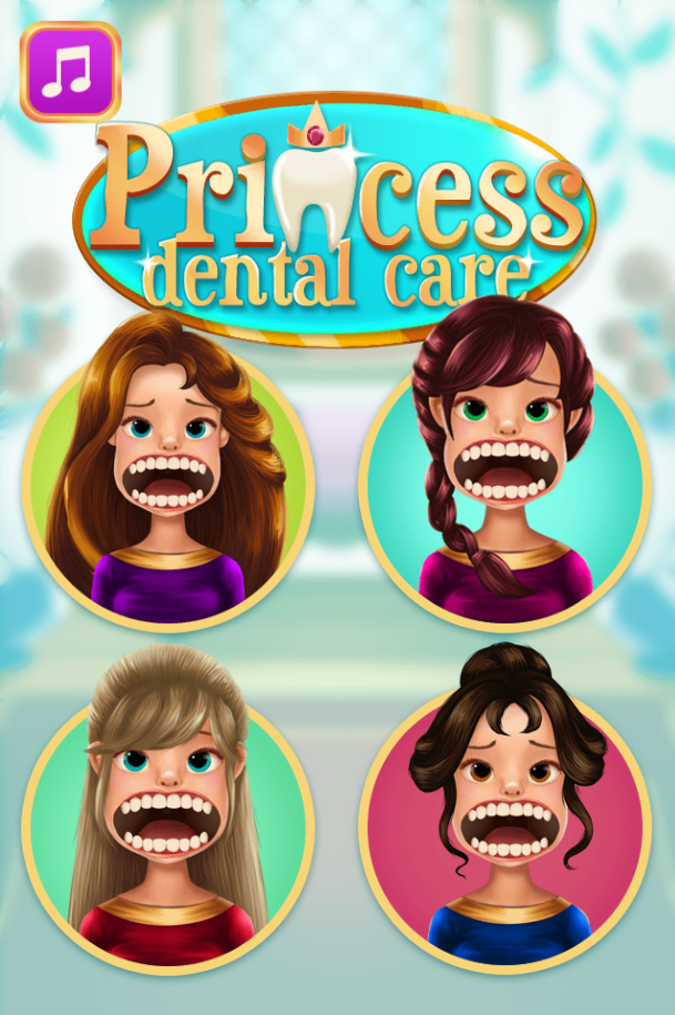 Princess dentist - Princess games for girls