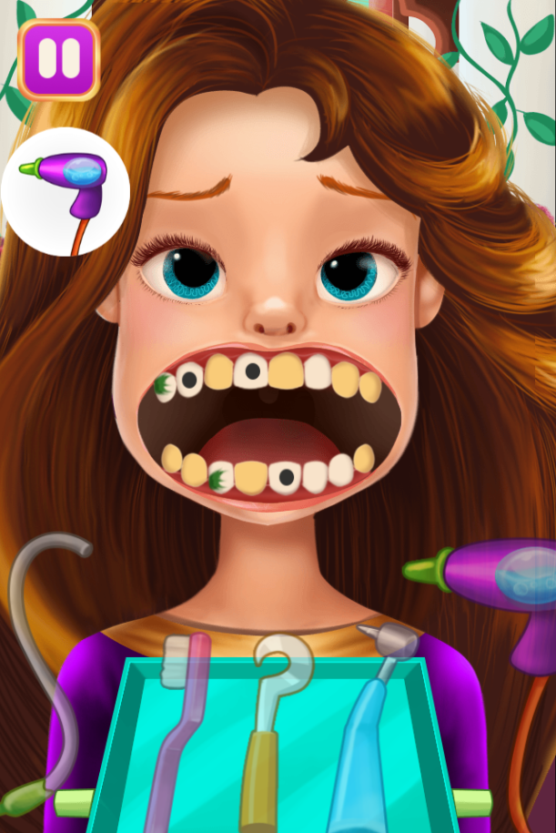 Princess dentist - Princess games for girls