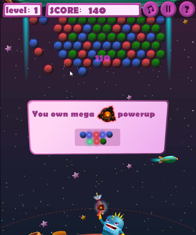 Game Bubble Crush: Planet Defense