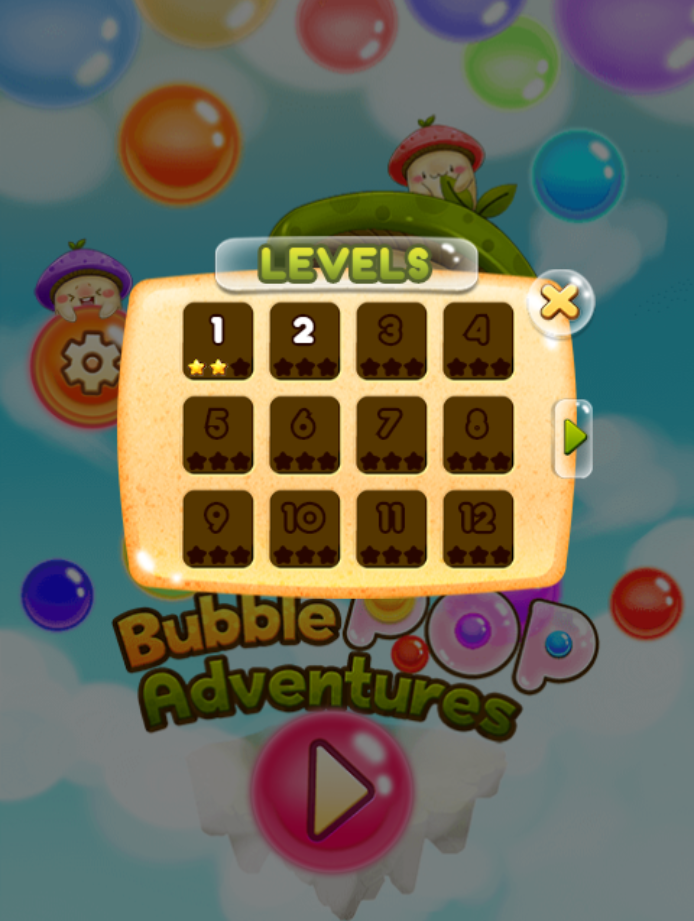 game Bubble pop adventures