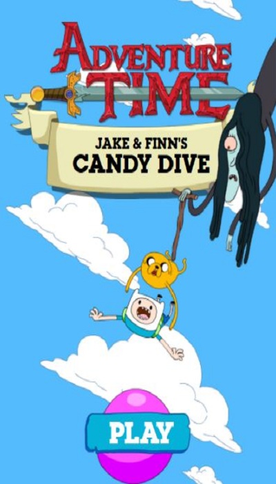 Finn and Jake's Candy Dive