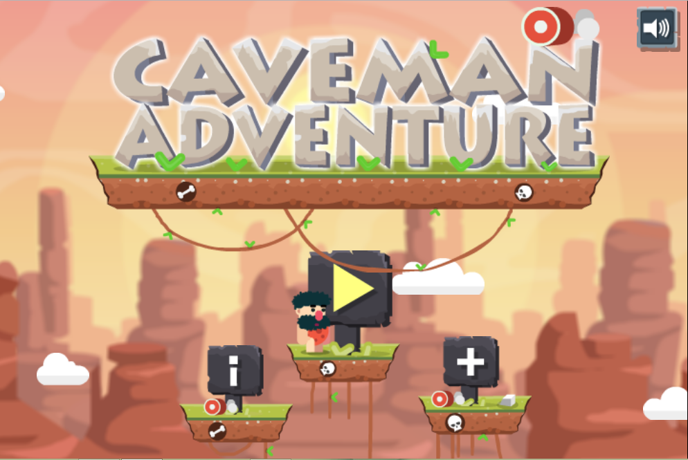 Game Caveman adventure