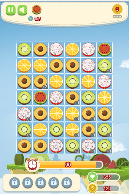 game Fruit candy shop