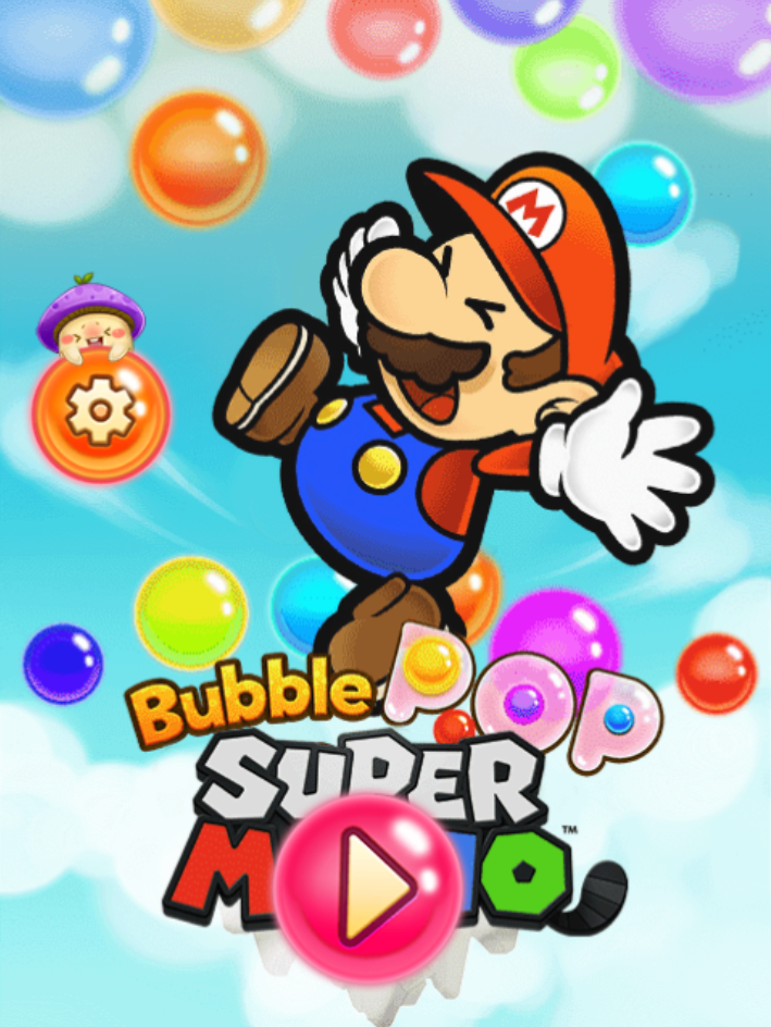 Game Mario bubble pop