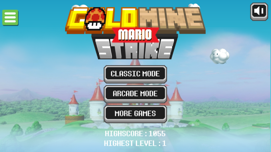 Game Mario Gold Mine Strike