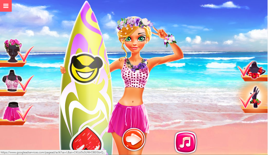 game Nina - Surfer Girl