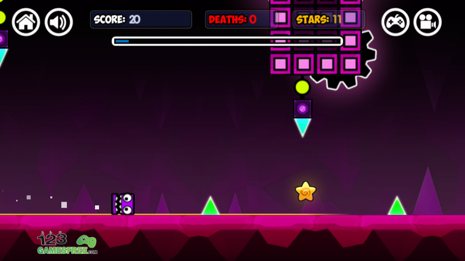 game Geometry Neon Dash World 2