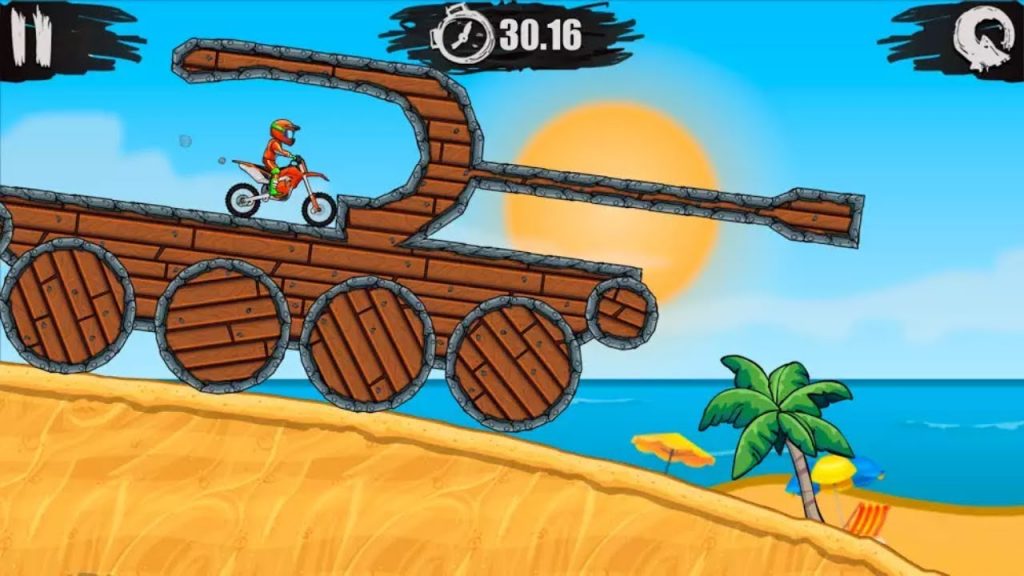 Play Moto X3M: Winter - Motorbike Game online for Free on Agame