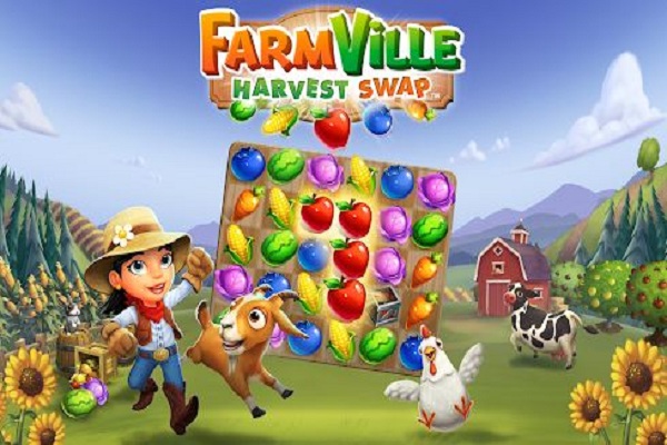 Actions game online FarmVille: Harvest Swap