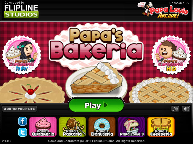 Papa's Bakeria  Candy games, Papa, Bakery