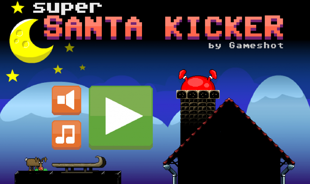 Play game Super Santa Kicker - Free online Action games