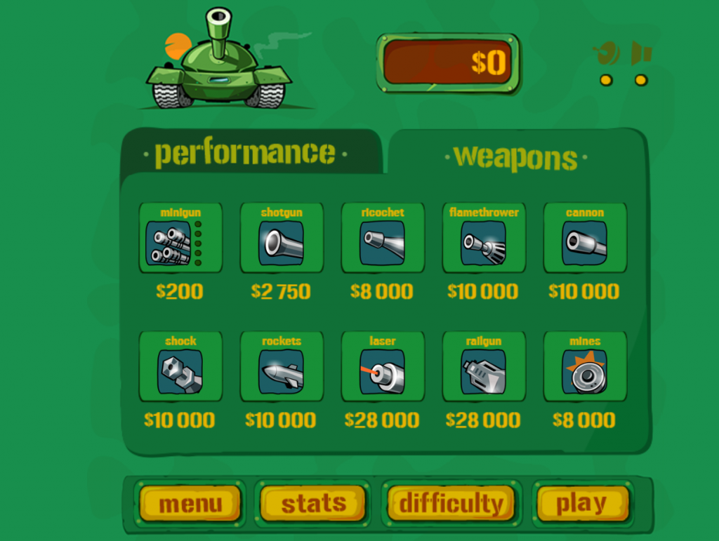 Play game Awesome Tanks 2 cool math Free online Action games