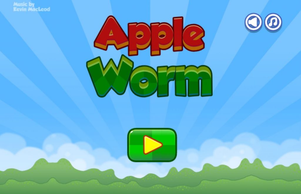 apple worm game