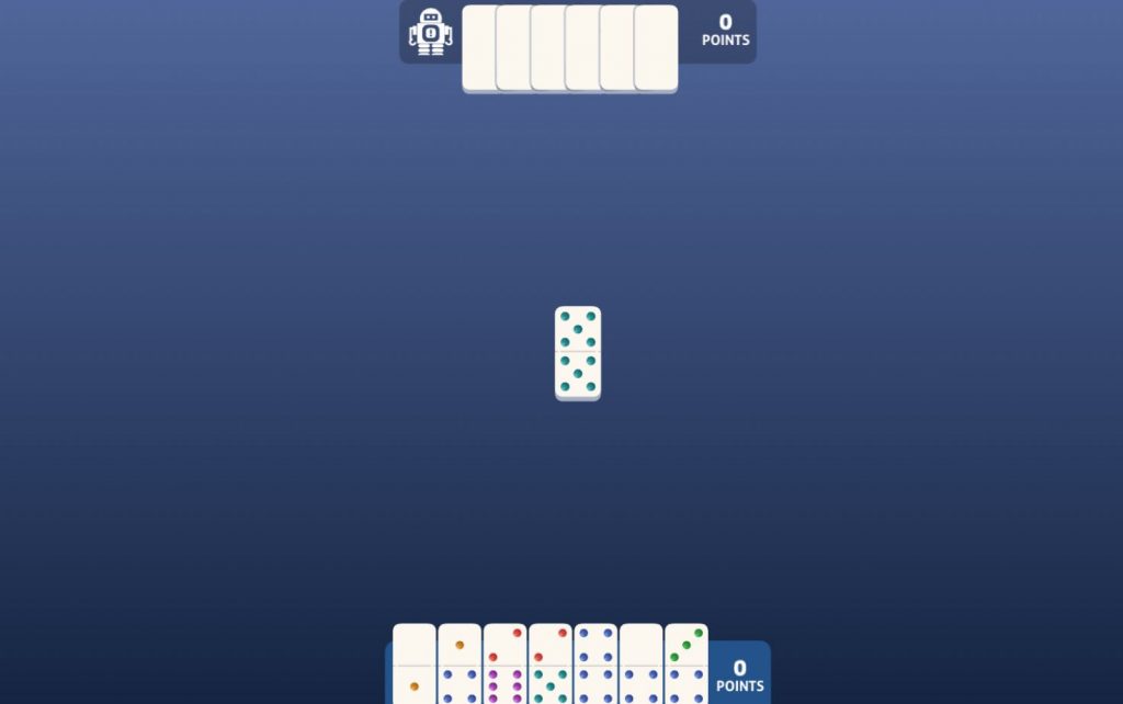 Dominoes game