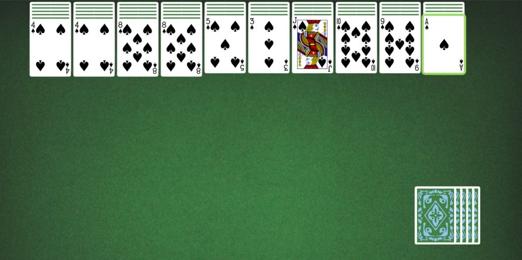 Spider Solitaire game