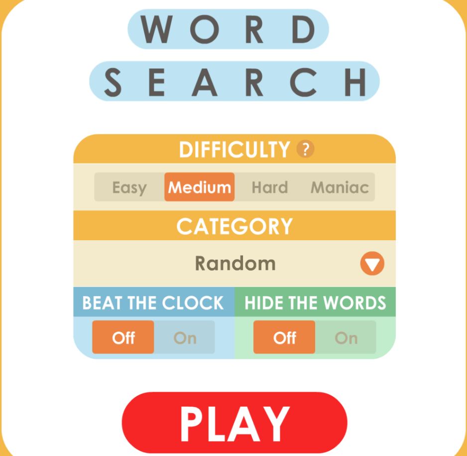 Word Search game
