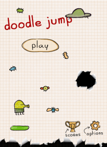 Play game Doodle jump on mobiles - 123 arcade games free