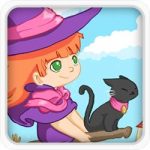 Cute puzzle witch