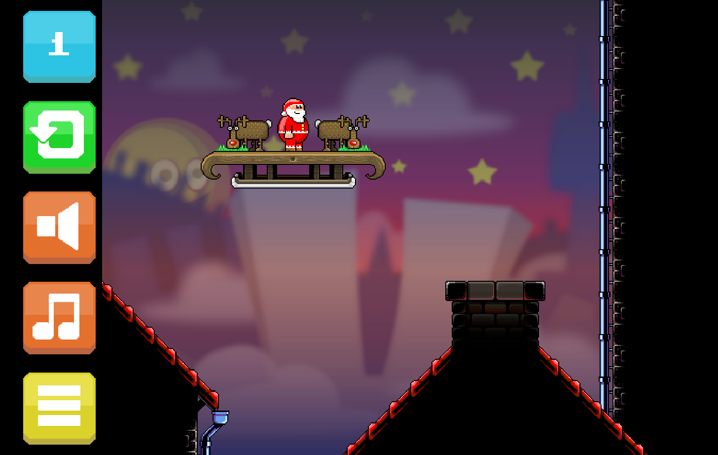 christmas free online games raindeer kick santa