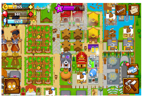bloons tower defense 4 crazy games