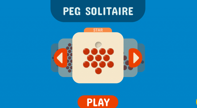 peg solitaire game online